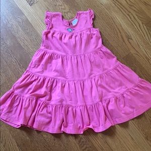 Hanna Andersson pink size 5-6 twirl cotton dress